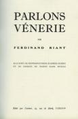 <i>F. Riant</i><br>Parlons vénerie