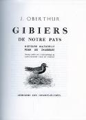 <i>J. Oberthur</i><br>Gibiers marins.<br>Gibiers de notre pays II