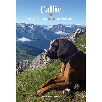 <i>J. Puthod</i><br>Callie.<br>Une chienne de rouge en montagne