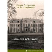 <i>Comte A. de Plater-Syberg</i><br>Orages d'Europe.<br>Souvenirs 1899-1950