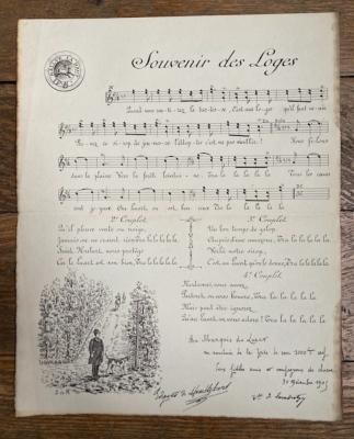 Souvenir des Loges.<br>Fanfare de l'équipage du Luart