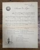 Souvenir des Loges.<br>Fanfare de l'équipage du Luart