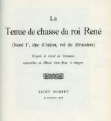 <i>J. Chappée</i><br>La tenue de chasse du roi René...