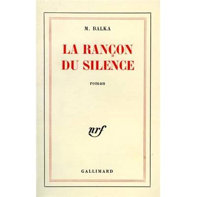 <i>M. Balka</i><br>La rançon du silence