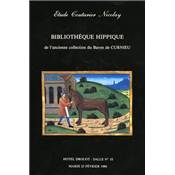 Bibliothèque hippique<br>du baron de Curnieu