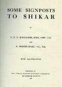 <i>R. D. T. Alexander & A. Martin-Leake</i><br>Some signposts to shikar