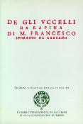 <i>F. da Carcano</i><br>De gli uccelli da rapina