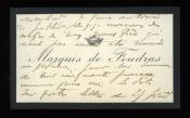 <i>Marquis de Foudras</i><br>Photographie originale