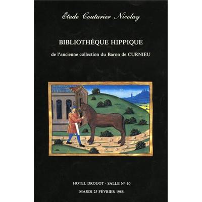 Bibliothèque hippique<br>du baron de Curnieu