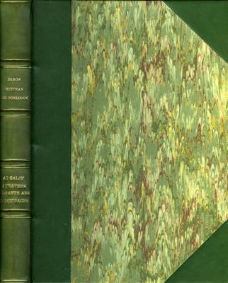 <i>Baron G. de Dorlodot</i><br>Au galop à travers quarante ans d'équipage,<br>suivi d'un Dictionnaire de la vénerie<br>et de quelques fanfares de chasse