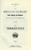 <i>A. Quinet</i><br>Les oiseaux du Bas-Escaut.<br>Leur chasse en bateaux.<br>Histoire naturelle.<br>Les canardières