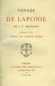 <i>J.-F. Regnard</i><br>Voyage de Laponie