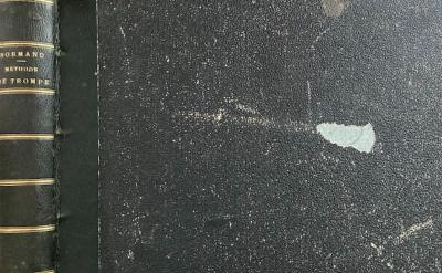 <i>Normand</i><br>Nouvelle méthode de trompe,<br>ou Manuel abrégé contenant les tons et fanfares<br>avec paroles…