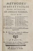 <i>P.-J. Buc'hoz</i><br>Méthodes sûres et faciles<br>pour détruire les animaux nuisibles…