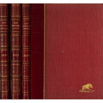 <i>H. Nugent Head & J. Scott Cockburn</i><br>The hoghunters' annual.<br>Volumes I-III