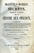 <i>J.-J. Grandjean</i><br>Secrets, anciens et modernes,<br>de la chasse aux oiseaux…