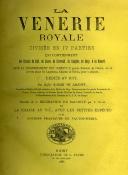 <i>R. de Salnove</i><br>La vénerie royale...<br>les chasses du cerf, du lièvre, du chevreuil, du sanglier, du loup et du renard...