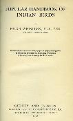 <i>H. Whistler</i><br>Popular handbook of Indian birds